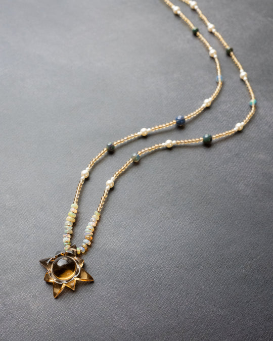 Thermal Hydro Glass Solaris Beaded Necklace