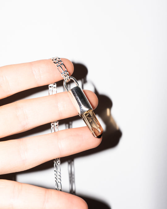 Smoky Citrine Sterling Silver Necklace