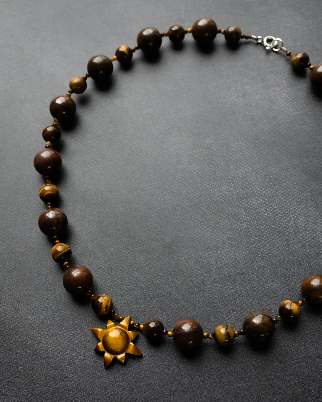 Tiger's Eye Solaris Beaded Necklace