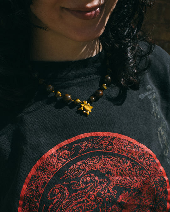 Tiger's Eye Solaris Beaded Necklace