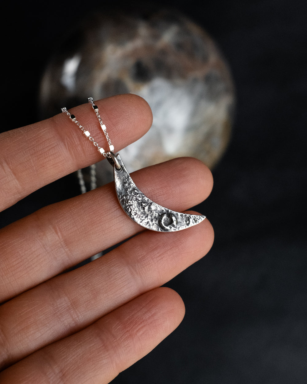 Crescent Moon Necklace #2