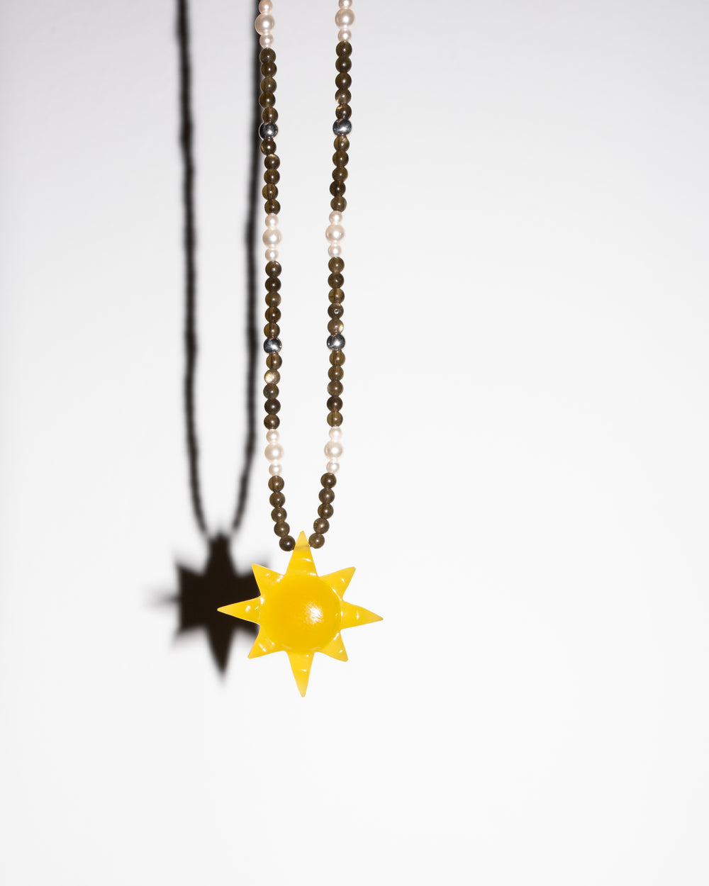 Solaris Satellite Beaded Necklace