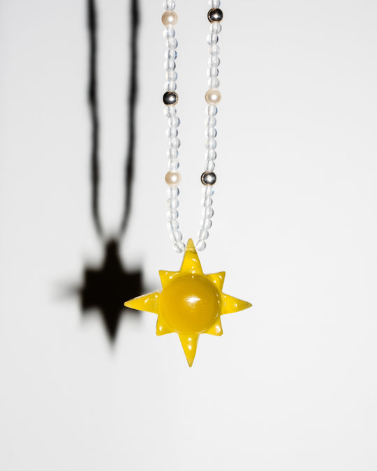 Solaris Satellite Beaded Necklace