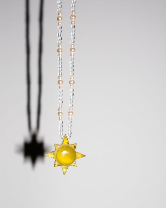 Solaris Satellite Beaded Necklace