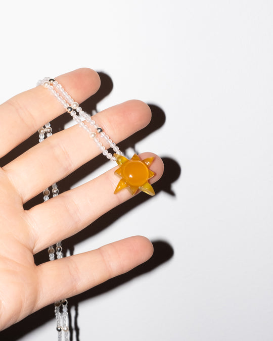 Solaris Satellite Beaded Necklace