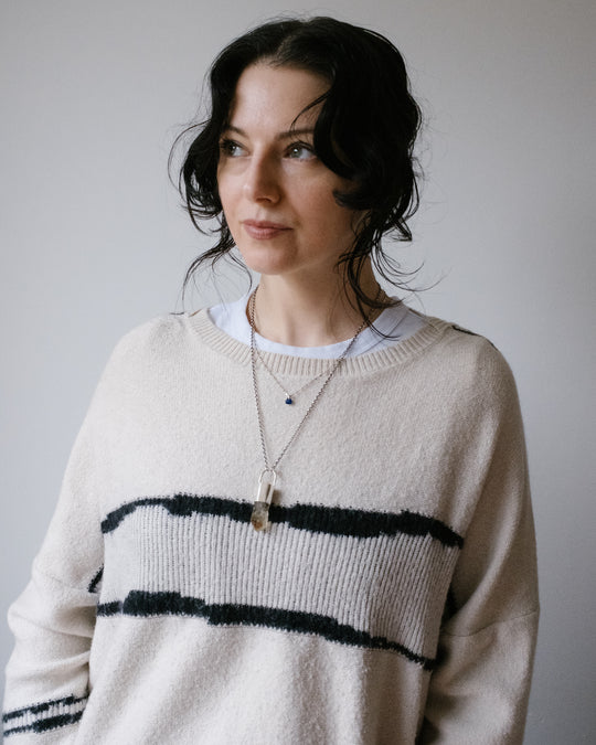 Petroleum Quartz Sterling Silver Necklace #1