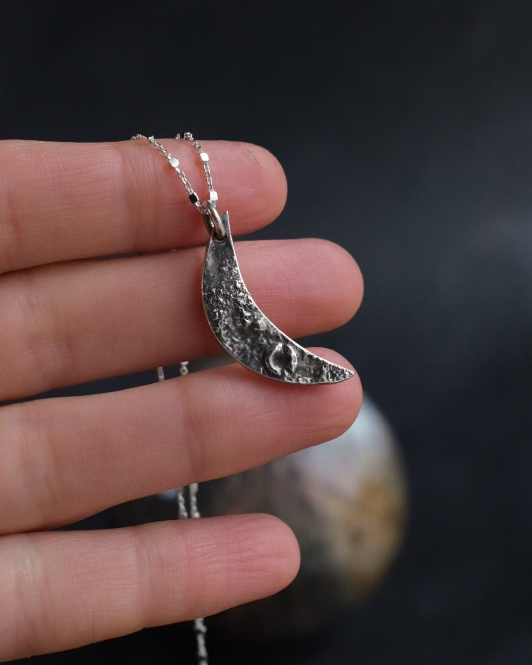 Crescent Moon Necklace #2