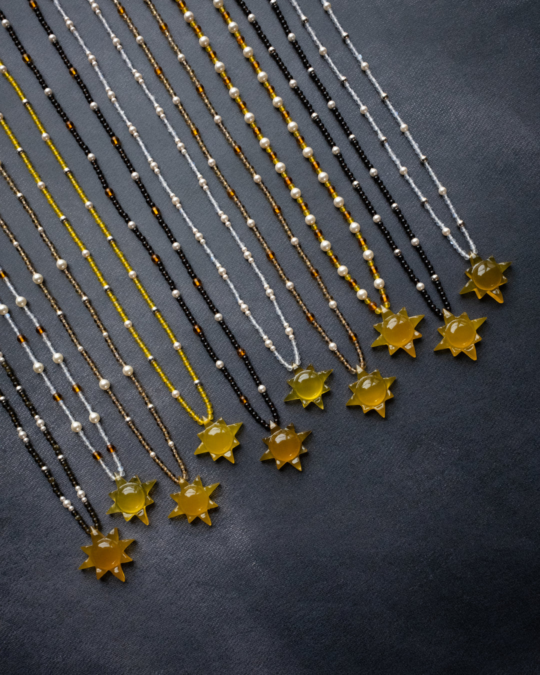 Solaris Satellite Beaded Necklace