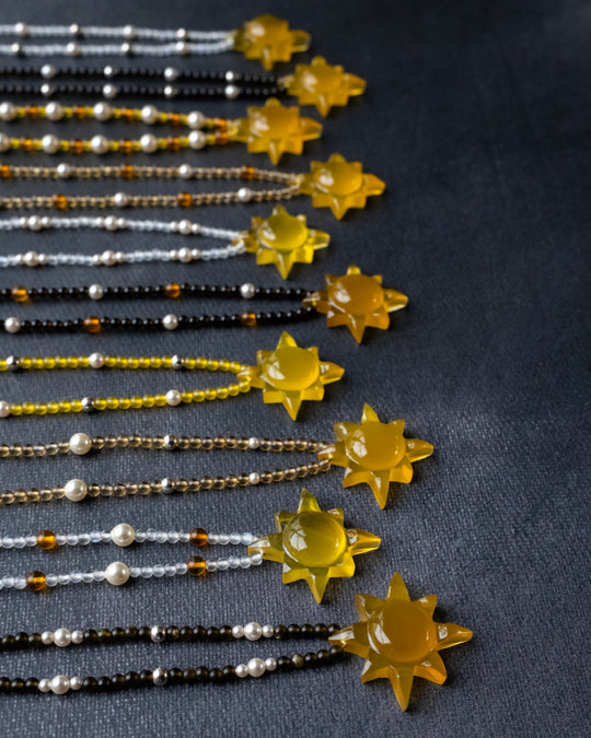 Solaris Satellite Beaded Necklace