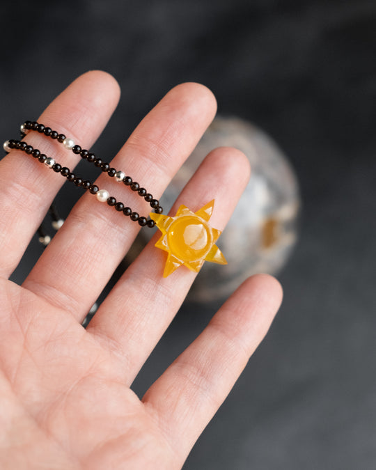 Solaris Satellite Beaded Necklace