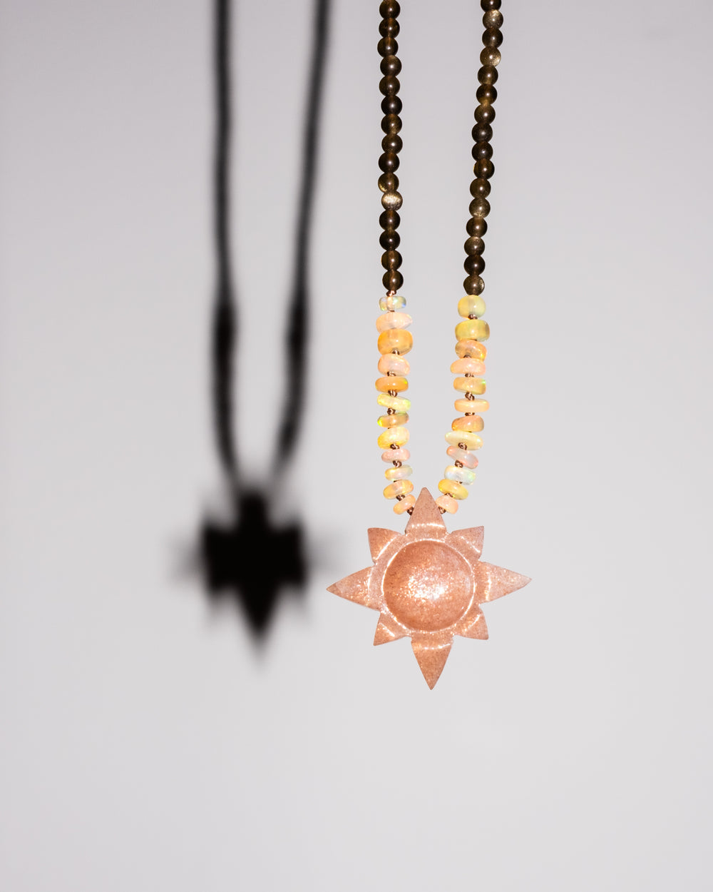 Sunstone Solaris Beaded Necklace