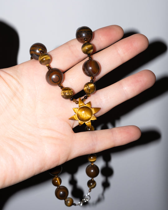 Tiger's Eye Solaris Beaded Necklace